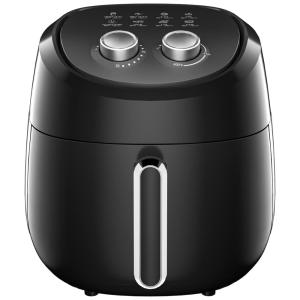 AirFryer Fritadeira Elétrica 4L de Capacidade 8 Funções com Painel de Controle Digital, 110v, ALLCOOL, Preto