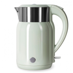 Chaleira elétrica YSSOA 1,8L verde menta sem fio 1100W com desligamento automático e proteção contra fervura a seco 110V