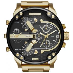 Relógio Masculino Mr Daddy Cronógrafo de Quartzo, DIESEL DZ7333, Dourado