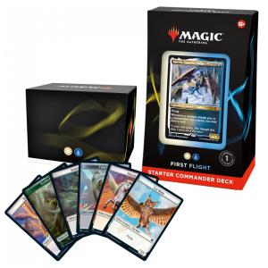Magic The Gathering Starter Commander Deck – Primeiro Voo Branco e Azul, Para Maiores de 13 Anos