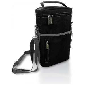 Bolsa Térmica Para Transporte de Vinhos MEORI até 2 Garrafas, Preta