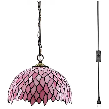 MQYXH Luminária Pendente Tiffany com