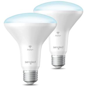 BR30 Lâmpada LED Colorida Inteligente Wi Fi, Controle de Voz, 650LM, 60W, 2 Un, SENGLED W12 N11DLFFS, Branco