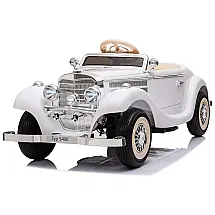 Carro, Carrinho Elétrico Infantil a Bateria 12V 1 Assento com Controle Remoto, SOPBOST, Branco