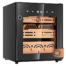 Humidor Elétrico FANKAI Preto 50L com Controle Automático de Temperatura e Umidade 110V