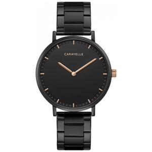 Relógio Masculino Analógico Quartzo de Aço Inoxidável, CARAVELLE 45A145, Preto