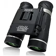 Binóculos 200x22 À prova d, Visão 914 Metros, MAXVITAVELA, Preto