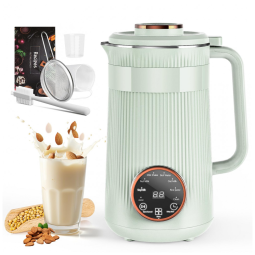 Máquina de Leite Vegetal RELEXNOW Verde 1L 8 em 1 Programável Autolimpeza Aquecimento 110V