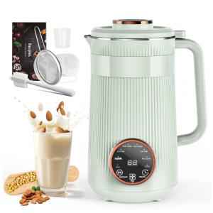 Máquina de Leite Vegetal RELEXNOW Verde 1L 8 em 1 Programável Autolimpeza Aquecimento 110V