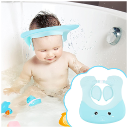 Chápeu Viseira Infantil Jen Pen Protetor de Olhos Hora do Banho, JENPEN, Azul