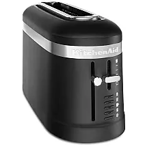 Torradeira KitchenAid KM115BM, Torradeira de Alavanca, 2 Faixas Longas, Preto Fosco 110V