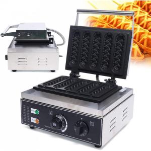 Máquina de Hot Dog Profissional Antiaderente até 6un Por Vez em Aço Inoxidável, 110V, DYRABREST, Prata