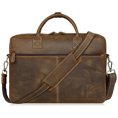 Bolsa, Pasta de Couro para