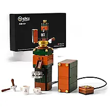 Kit de Construção Máquina de Café Expresso Semiautomática com 426 Peças, Nifeliz
