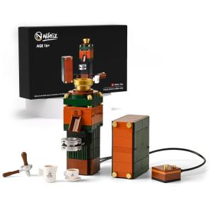 Kit de Construção Máquina de Café Expresso Semiautomática com 426 Peças, Nifeliz