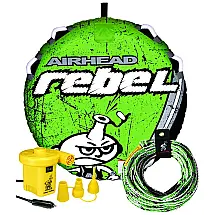 Boia Rebocável Inflável Para 1 Pessoa, Resistente, AIRHEAD, Verde