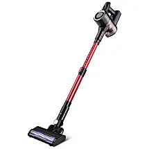 Aspirador de Pó sem Fio Kasioo com Acessórios Ideal para Pets, 110V 200W, Vermelho