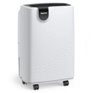 Desumidificador para Grandes Ambientes 1.8L até 230 m2 com Drenagem Automática ou Manual, 110V, Yaufey, Branco