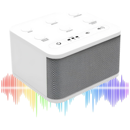 Máquina de Ruído para Dormir, 6 Sons com Luz Ambiente Programável, 110v, BIG RED ROOSTER 4332396755, Branco