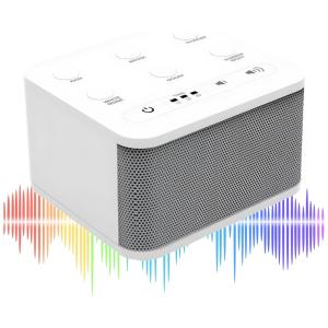 Máquina de Ruído para Dormir, 6 Sons com Luz Ambiente Programável, 110v, BIG RED ROOSTER 4332396755, Branco