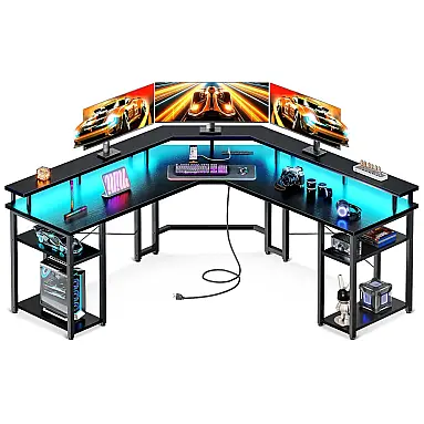 Mesa Gamer em Formato de