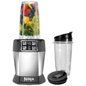 Liquidificador para Vitaminas Copo de 700 mL, Nutri Auto iQ, 110V 1000W, NINJA BL480, Cinza