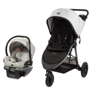 Carrinho de Bebê com Cadeira para Carro Maxi Cosi Gia XP, Preto