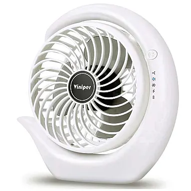 Ventilador Portátil Recarregável Viniper Branco