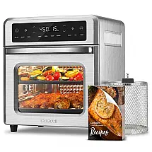 Forno Elétrico de Bancada 11 em 1 com 13 Litros de Capacidade e Função AirFyer, 110V 1800W, COSORI, Prateado