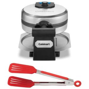 Máquina de waffles belga com pinças de nylon de 8 polegadas, CUISINART, Prateado