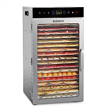 Desidratador de Alimentos Suciseni 18 Bandejas Prata 1000W com Timer Digital 110V