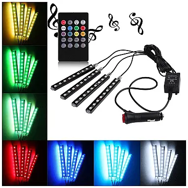 Luz LED Automotiva Decorativa Interna