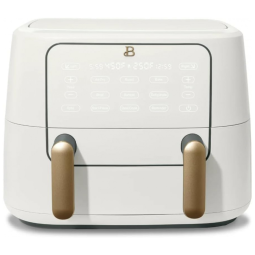 Air fryer Beautiful 9L dupla zona com divisor e bandejas crocantes Digital Touchscreen 1700W 110V banca