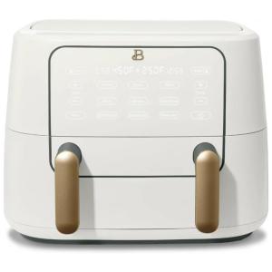 Air fryer Beautiful 9L dupla zona com divisor e bandejas crocantes Digital Touchscreen 1700W 110V banca