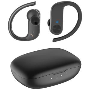 Fones de Ouvido Bluetooth com Estojo de Carregamento, à Prova Dágua e 36H de Reprodução, BEBEN, Preto