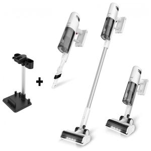 Aspirador de Pó Multifuncional INSE HairV120 sem Fio com Acessórios e Painel LED, 110V 450W, Branco