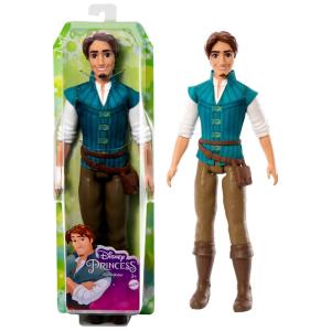 Boneco Flynn Rider Posável da Disney com Visual Exclusivo Inspirado no Filme Disney Tangled, Mattel