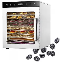 Desidratador de Alimentos ZZBSOD 10 Bandejas 1000W Inox com Timer 110V