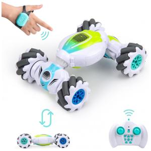 Carrinho de Controle Remoto 360, Escala 120 para Adultos e Crianças com Bateria Recarregável e Sensor de Gestos, BESWIT S 011, Branco