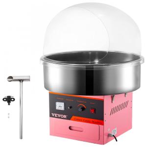 Máquina de Algodão Doce, Aço Inoxidável, 1030W, 110v, VBENLEM, Rosa