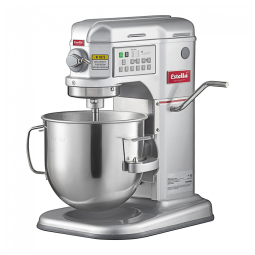 Batedeira Industrial de Bancada Estella EMIX8 Silver 7,57 Litros Programável com Elevação de Tigela e Acessórios Padrão 110V, 45 hp
