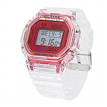 Relógio Digital Masculino Invicta Activa Retro X 44,5mm Transparente ACW424009