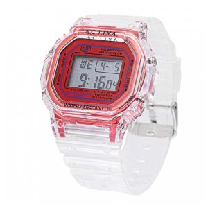 Relógio Digital Masculino Invicta Activa Retro X 44,5mm Transparente ACW424009