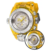 Relógio Masculino Analógico de Quartzo 52mm, Invicta Bolt Zeus Magnum Shutter 43109, Amarelo