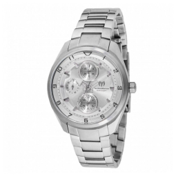 Relógio TechnoMarine Ocean Quantum Feminino 36mm, Aço TM318109