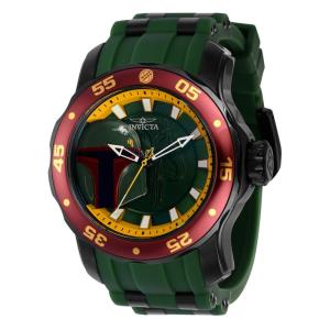 Relógio Masculino Invicta Star Wars Boba Fett, Preto e Verde 37209