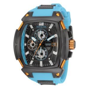 Relógio Masculino Analógico de Quartzo 53mm, Invicta S1 Rally Diablo 34509, Preto e Azul