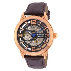 Relógio Masculino Automático Objet D Art, Invicta ZG22609, Marrom