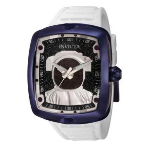 Relógio Masculino Automático Invicta S1 Rally Moon Explorer com Mostrador de Pedra Lavada, Branco 43609