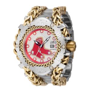 Relgio Masculino MLB Boston Red Sox Automtico - 58,3 mm. Ao. Ouro 41909